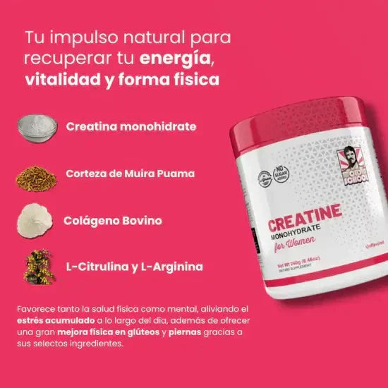 🏋️‍♀️ Creatina Monohidratada Premium | Tienda Oficial | Mayor Energía y Rendimiento